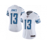 Women Nike Detroit Lions #13 T.J. Jones White Vapor Untouchable Limited Player NFL Jersey