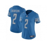 Women Nike Detroit Lions #2 Kasey Redfern Blue Team Color Vapor Untouchable Limited Player NFL Jersey