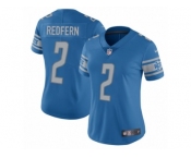 Women Nike Detroit Lions #2 Kasey Redfern Blue Team Color Vapor Untouchable Limited Player NFL Jersey