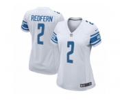 Women Nike Detroit Lions #2 Kasey Redfern Game White NFL Jersey