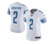 Women Nike Detroit Lions #2 Kasey Redfern White Vapor Untouchable Limited Player NFL Jersey