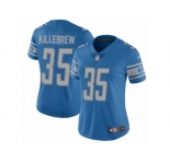 Women Nike Detroit Lions #35 Miles Killebrew Blue Team Color Vapor Untouchable Limited Player NFL Jersey