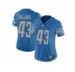 Women Nike Detroit Lions #43 Nick Bellore Blue Team Color Vapor Untouchable Limited Player NFL Jersey
