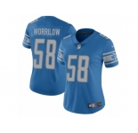 Women Nike Detroit Lions #58 Paul Worrilow Blue Team Color Vapor Untouchable Limited Player NFL Jersey