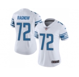 Women Nike Detroit Lions #72 Frank Ragnow Road Vapor Untouchable White Limited NFL