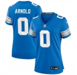 Women's Detroit Lions #0 Terrion Arnold Blue 2024 Stitched Jersey