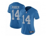 Women's Nike Detroit Lions #14 Jake Rudock Vapor Untouchable Limited Blue Alternate NFL Jersey
