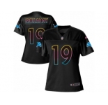 Women's Nike Detroit Lions #19 Kenny Golladay Game Black Fashion NFL Jersey