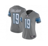 Women's Nike Detroit Lions #19 Kenny Golladay Limited Steel Rush NFL Jersey