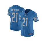 Women's Nike Detroit Lions #21 Ameer Abdullah Light Blue Team Color Stitched NFL Limited Jersey