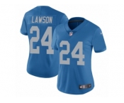 Women's Nike Detroit Lions #24 Nevin Lawson Vapor Untouchable Limited Light Blue Team Color NFL Jersey
