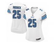 Women's Nike Detroit Lions #25 Theo Riddick Limited White NFL Jersey