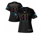 Women's Nike Detroit Lions #41 Matt Asiata Game Black Fashion NFL Jersey
