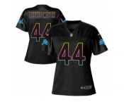 Women's Nike Detroit Lions #44 Jalen Reeves-Maybin Game Black Fashion NFL Jersey