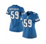 Women's Nike Detroit Lions #59 Tahir Whitehead Limited Light Blue Team Color NFL Jersey
