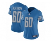 Women's Nike Detroit Lions #60 Graham Glasgow Vapor Untouchable Limited Light Blue Team Color NFL Jersey