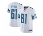 Women's Nike Detroit Lions #61 Kerry Hyder Vapor Untouchable Limited White NFL Jersey