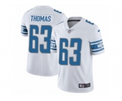 Women's Nike Detroit Lions #63 Brandon Thomas Vapor Untouchable Limited White NFL Jersey