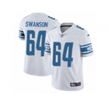 Women's Nike Detroit Lions #64 Travis Swanson Vapor Untouchable Limited White NFL Jersey