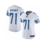 Women's Nike Detroit Lions #71 Ricky Wagner Limited White NFL Jersey