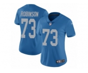 Women's Nike Detroit Lions #73 Greg Robinson Blue Alternate Vapor Untouchable Limited Player NFL Jersey