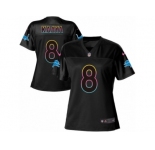 Women's Nike Detroit Lions #8 Brad Kaaya Game Black Fashion NFL Jersey