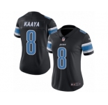 Women's Nike Detroit Lions #8 Brad Kaaya Limited Black Rush NFL Jersey
