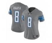 Women's Nike Detroit Lions #8 Brad Kaaya Limited Steel Rush NFL Jersey