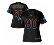 Women's Nike Detroit Lions #80 Michael Roberts Game Black Fashion NFL Jersey