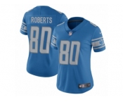 Women's Nike Detroit Lions #80 Michael Roberts Limited Light Blue Team Color NFL Jersey