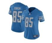 Women's Nike Detroit Lions #85 Eric Ebron Light Blue Team Color Stitched NFL Limited Jersey