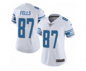 Women's Nike Detroit Lions #87 Darren Fells Limited White NFL Jersey