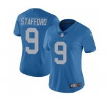 Women's Nike Detroit Lions #9 Matthew Stafford Limited Blue Alternate Vapor Untouchable NFL Jersey
