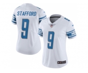Women's Nike Detroit Lions #9 Matthew Stafford White Stitched NFL Limited Jersey