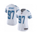 Women's Nike Detroit Lions #97 Akeem Spence Vapor Untouchable Limited White NFL Jersey
