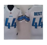nike women nfl jersey detroit lions #44 jahvid best white[nike]