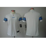 nike women nfl jersey detroit lions blank white[nike limited]