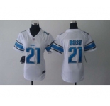 nike women nfl jerseys detroit lions #21 bush white[nike]