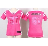 nike women nfl jerseys detroit lions #81 calvin johnson pink[fashion Rhinestone sequins]