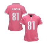 nike women nfl jerseys detroit lions #81 calvin johnson pink[nike 2015]