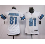 nike women nfl jerseys detroit lions #81 calvin johnson white[nike]