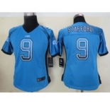 nike women nfl jerseys detroit lions #9 stafford blue[Elite drift fashion]