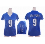 nike women nfl jerseys detroit lions #9 stafford blue[draft him ii top]