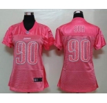 nike women nfl jerseys detroit lions #90 ndamukong suh pink[2012 new]