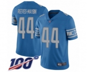 Youth Detroit Lions #44 Jalen Reeves-Maybin Blue Team Color Vapor Untouchable Limited Player 100th Season Football Jersey