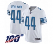 Youth Detroit Lions #44 Jalen Reeves-Maybin White Vapor Untouchable Limited Player 100th Season Football Jersey
