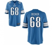 Youth Detroit Lions #68 Taylor Decker Light Blue Game Jersey