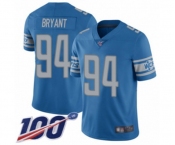 Youth Detroit Lions #94 Austin Bryant Blue Team Color Vapor Untouchable Limited Player 100th Season Football Jersey