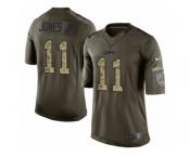Youth Nike Detroit Lions #11 Marvin Jones Jr Limited Green Salute to Service NFL Jersey