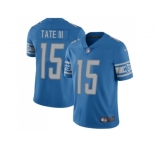 Youth Nike Detroit Lions #15 Golden Tate III Light Blue Team Color Stitched NFL Limited Jersey